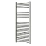 (G76) 1200x450mm FLAT LADDER TOWEL RADIATOR 1200 X 450MM CHROME. High quality chrome-plated ste...