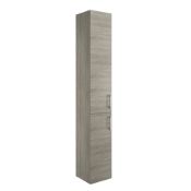NEW (G59) Volta Tall Unit 300mm Grey Nordicwood. RRP £245.00. Durable 18mm cabinet, sides and ...
