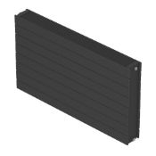 NEW (G102) DECORATIVE DESIGNER RADIATOR 578 X 600MM MATT CHARCOAL 3588BTU. Contemporary range o...