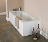 NEW (H77) 1700x700mm Olympia SUPERCAST Bath. RRP £332.00. Super strong and rigid Supercast fin...