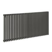 (G101) DESIGNER RADIATOR 600 X 1180MM ANTHRACITE. High performance radiator with simple, clean ...