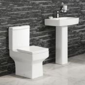 NEW Belfort Close Coupled Toilet RRP £499.99 Manufactured from high quality white vitreous chi...
