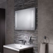 NEW (H36) 600x650mm Sensio Nova Led Mirror Cabinet. RRP £439.83. 60 LED's on both sides of th...