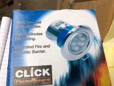 5 X CLICK FAMEGUARD RECESSED DOWNLIGHTER