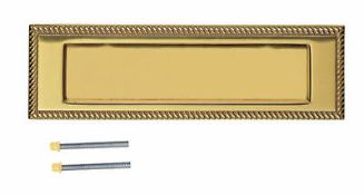 3X SOLID BRASS DALE BRANDED GEORGIAN LETTER PLATES 279 MM X89MM