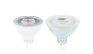 10X 3W LED MR 16 LAMPS OPTEON BRANDED 30DEG WHITE FINISH WARM WHITE