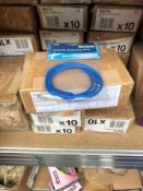 10X 1M BLUE SLEEVING FOR CABLE