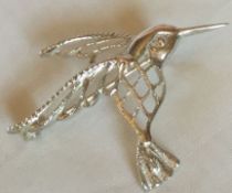 Maltese Vintage Bird Brooch 4.10 g Silver 4 Cm x 3 Cm