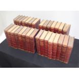 Collection of Old Leather Bound Charles Dickens Books