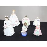 6 Royal Doulton Figurines