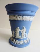 Large Wedgwood Jasperware Trumpet Vase