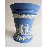 Large Wedgwood Jasperware Trumpet Vase