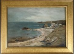 JOHN SMART RSA Along the Coast, signed oil on canvas