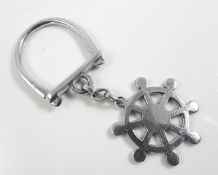 Silver key holder