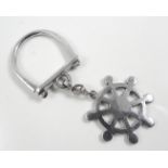 Silver key holder