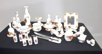 Large Collection of Royal Albert Country Roses