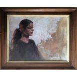 GAVIN SALT Portrait of a Woman, signed, acrylic