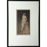 TROY KINNEY (1871-1938) Salome, signed etching, 96/125