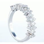 14 kt. White gold - Ring - 1.26 ct Diamond - Diamonds