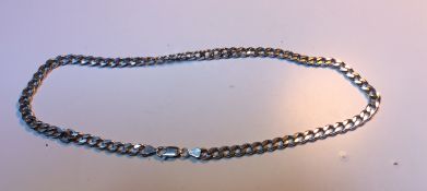 Solid silver 20 inch length chain