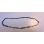 Solid silver 20 inch length chain
