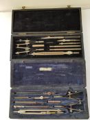 2 Vintage Draughtsman sets