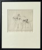 TROY KINNEY (1871-1938) Serenade, signed etching