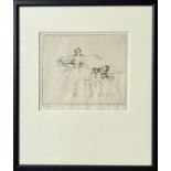 TROY KINNEY (1871-1938) Serenade, signed etching