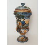 Castelli Majolica Vase 18th Century