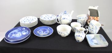 Collection of Royal Copenhagen Blue & White Porcelain