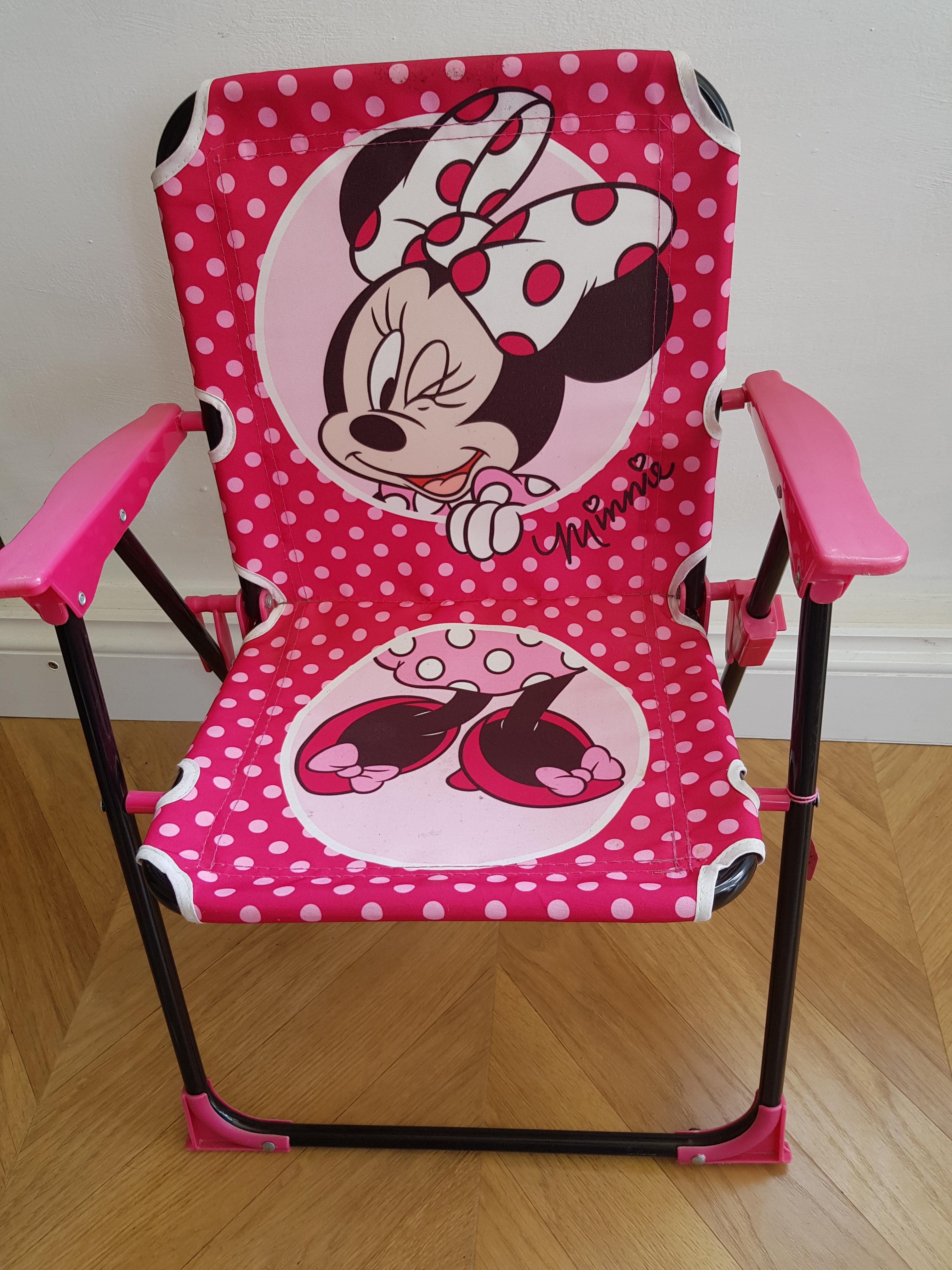 Minnie Mouse Chair and Snow White - Image 2 of 4