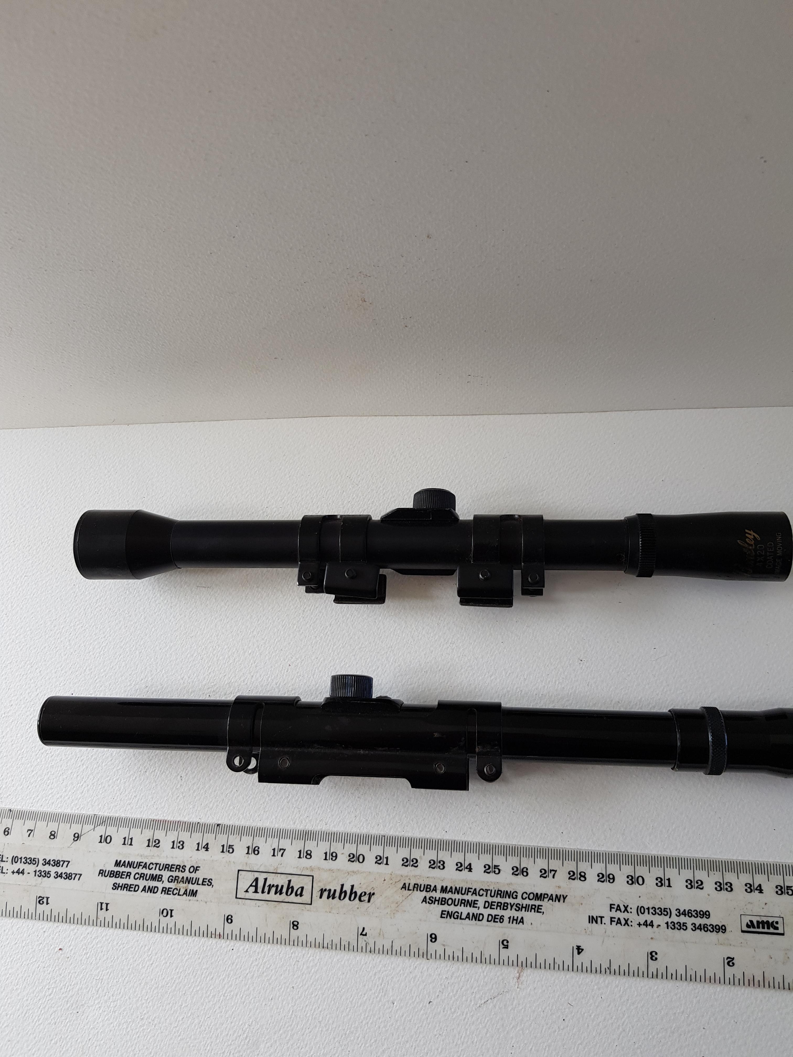 2 Vintage Shotgun Scopes