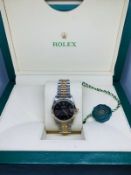 Rolex Datejust 68273 Midsize 31mm oyster perpetual Black Dial Ladies Men Unisex