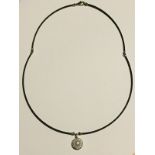 Philippe Charriol Pearl And Diamond Cable Segmented Necklace RRP US$995