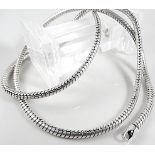 Silver snake chain