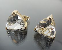 9K gold earrings