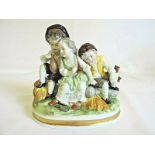 Vintage Hand Painted German Porcelain Figurine