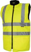 50 xl vizwear yellow Hi Vis body warmers