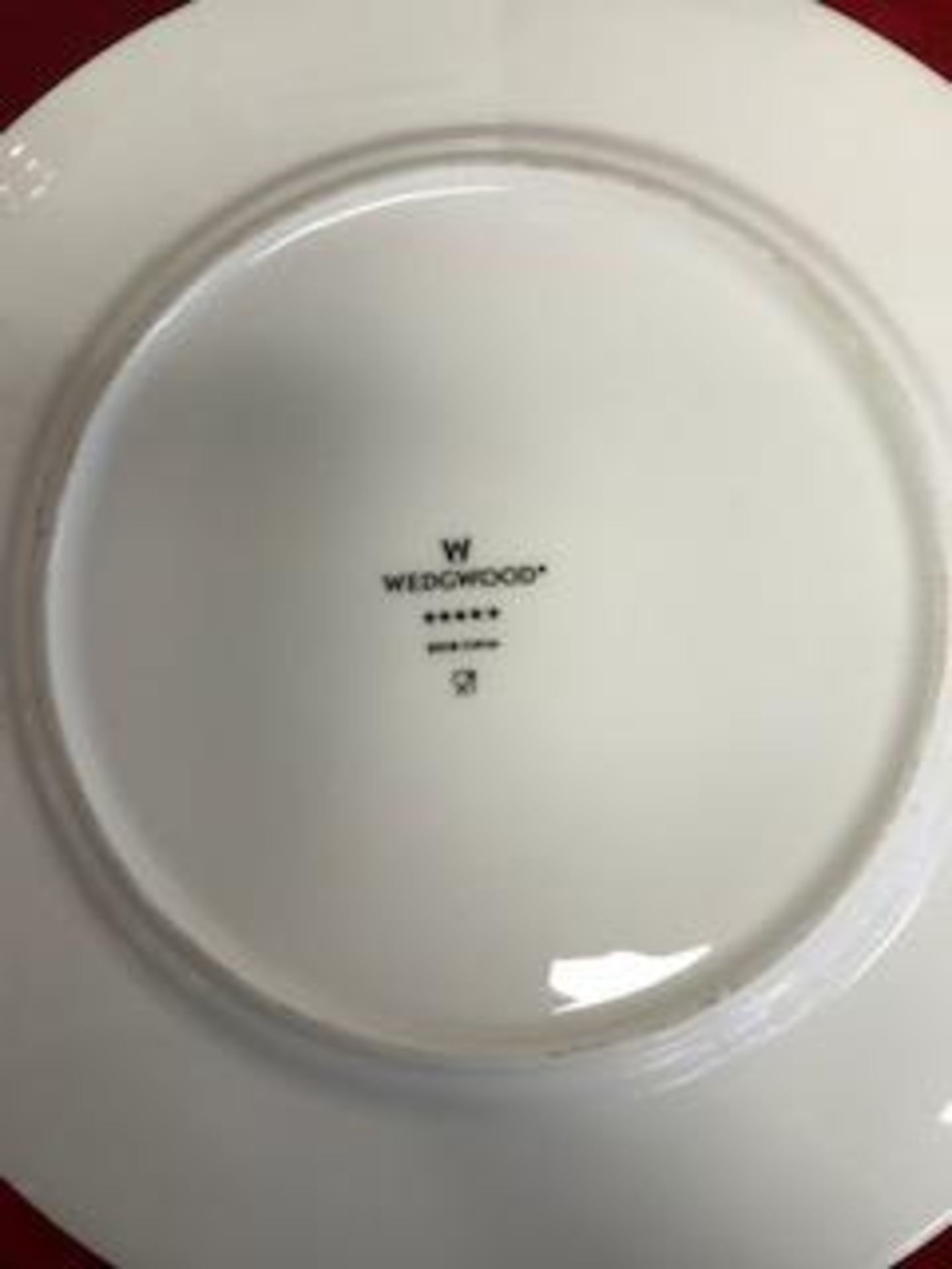 Wedgewood Pure white 10" plate x 50 - Image 2 of 2