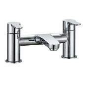 (KH9) Lecci Chrome-plated Bath Mono mixer Tap. This contemporary style chrome bath mixer from t...
