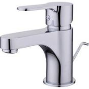 (KH3) Pazar 1 lever Chrome-plated Contemporary Basin Mono mixer Tap. This modern style chrome ...