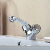 (AQ7) CALP BASIN MONO MIXER. 1/2 Turn Operation Suitable for High & Low Pressure Systems Chro...
