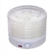 (Q103) Food Dehydrator Machine with Thermostat Control Drying Trays Measure 31cm Diameter and ...