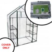 (Q58) Replacement Spare PVC Cover for 3-Tier Walk-in Garden Greenhouse Replacement Cover ONLY ...