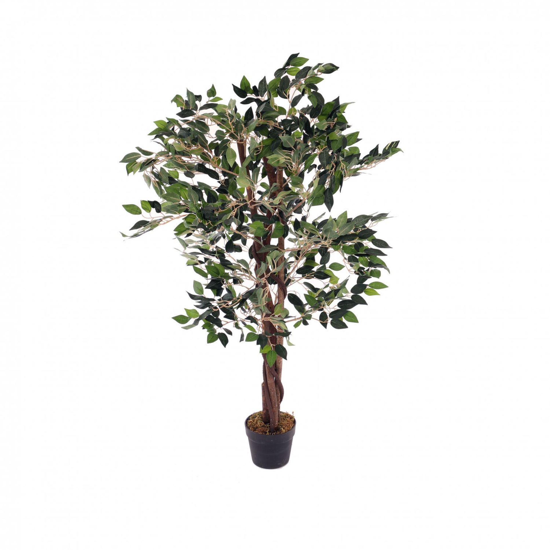 (Q65) Artificial Ficus Tree Plant 120cm Indoor Outdoor Decoration Height: 120cm Gives the Eff... - Image 2 of 2