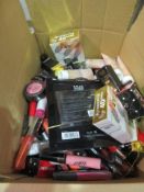 (Z152) Circa. 200 items of various new make up acadamy make up to include: burning embers palet...