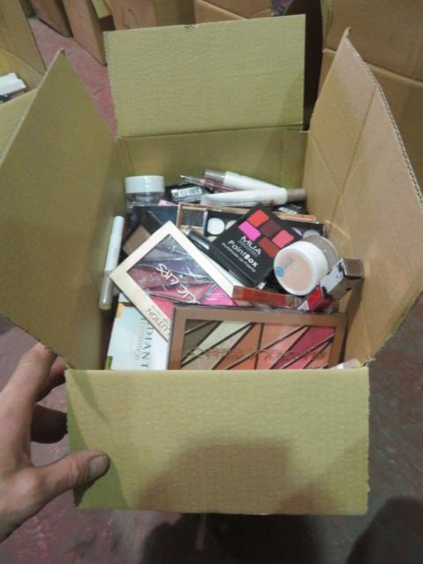 (Z66) Circa. 200 items of various new make up acadamy make up to include: revolution revoholic ... - Image 2 of 2