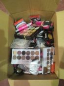 (Z58) Circa. 200 items of various new make up acadamy make up to include: powerpout glaze, skin...