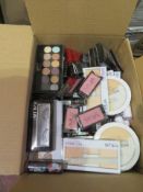 (Z199) Circa. 200 items of various new make up acadamy make up to include: hit smudge, flair le...