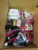 (Z53) Circa. 200 items of various new make up acadamy make up to include: matte soft focus eyes...